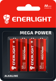 Батарейка ENERLIGHT MEGA POWER AAA BLI 4