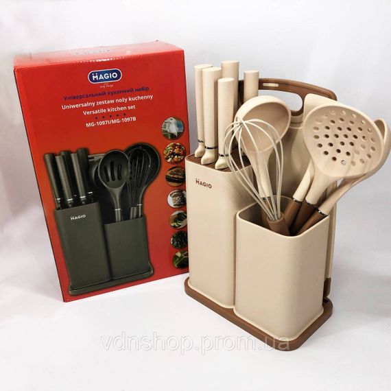 Подарунковий набір кухонного начиння, Набір силіконових приладів для кухні, Професійне кухонне начиння PB-47 | Зображення 3