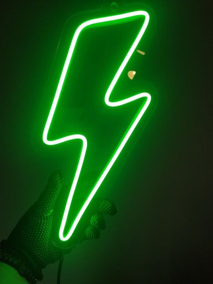 Неоновий світильник Блискавка 150х300 acr-n000011 | Зображення 2