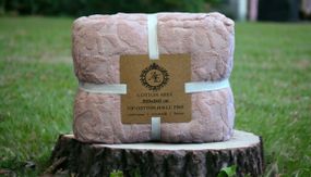 Махрове покривало Cotton Area 220 х 240 см Пудрове