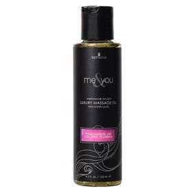 Масажна олія Sensuva — Sensuva - Me&You Pomegranate, Fig, Coconut & Plumeria (125 мл) з феромонами