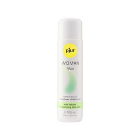 Лубрикант на водній основі pjur Woman Aloe 100 мл з екстрактом алое, зволожувальний, без парабенів