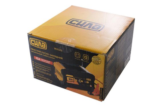 Пристрій пуско-зарядний 15 А (100 А) 6/12 В (цифровий дисплей) СИЛА 9002121 | Зображення 2