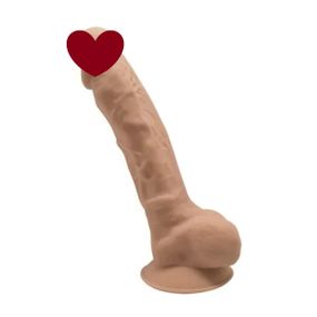 Фалоімітатор термореактивний з присоскою SilexD Model 1 бежевий sexstyle