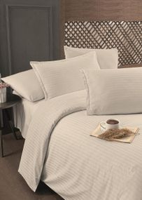 Постільна білизна Altinbasak Poplin 200 х 220 см Infinity Ivory