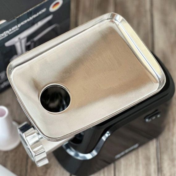 Електрична м'ясорубка з насадкою для ковбас, 2600Вт, Rainberg RB-677 / Шнекова електром'ясорубка | Зображення 1