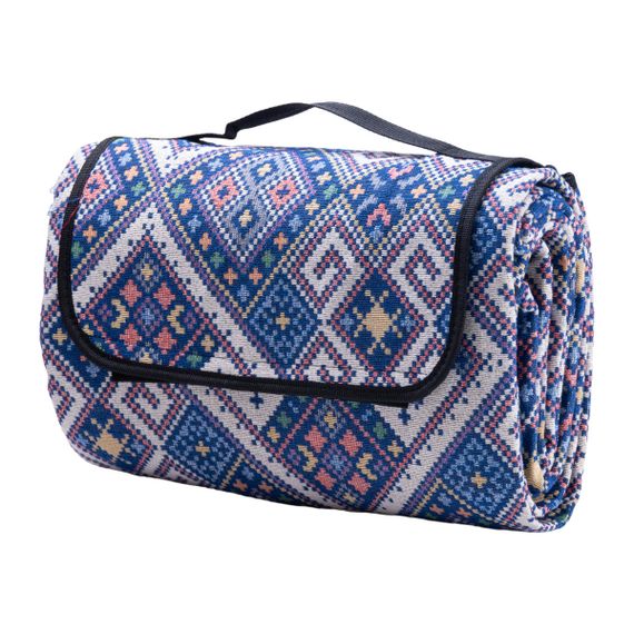 Килимок для пікніка жакардовий, синій LU012BL | Зображення 1