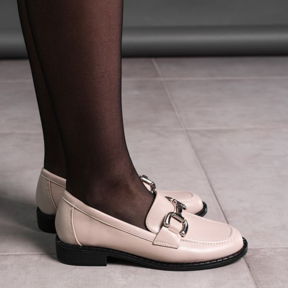 Лоферы женские Fashion Taylor 3580 36 размер 23,5 см Бежевый | Зображення 2