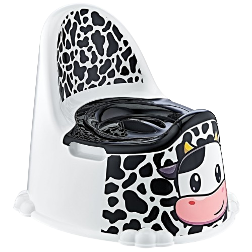 Горщик дитячик "Paty Potty" з декором ЗООПАРК (12) (корова)