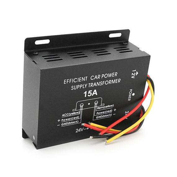 Преобразователь авто инвертор DC/DC 24v-12v 15A GS-D15A