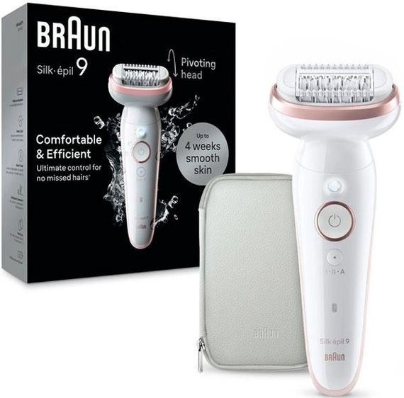Епілятор Braun Silk Epil 9 SES-9-000 білий | Зображення 1