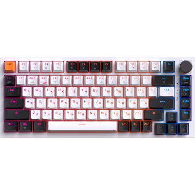 Клавиатура GamePro Asgard Valhalla MK160W Pro 75 RGB Wireless/Bluetooth/USB White (MK160W Pro) | Зображення 7