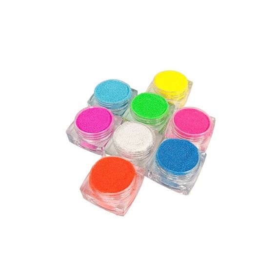 Набір гліттеру для біо-тату №5 glitter-set-5-neon неоновий | Зображення 1