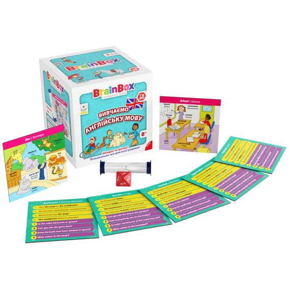 Настольная игра BrainBox. Познавательная игра. Учим английский язык | Зображення 1