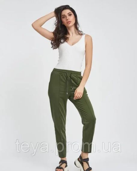 Спортивные штаны цвет хаки размеры S, M, XXL, XL, L, 3XL FI_002583 | Зображення 2
