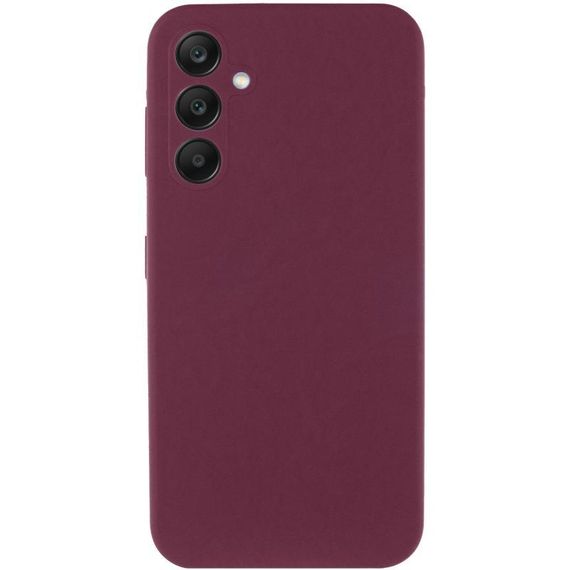 Чехол Silicone Cover Lakshmi Full Camera (AAA) для Samsung Galaxy S25 FE Бордовый / Plum | Зображення 1