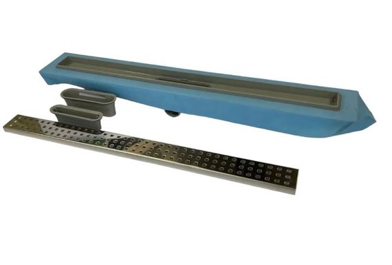 Душовий канал з горизонтальним фланцем Maxiflow Standart Line 60 см грати Квадрат 4022.TY050K.060.1 | Зображення 6