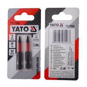 Біта ударна "TORX" T8х50 мм. шпиндель 6-гран-1/4" YATO (YT-77980)