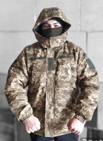 Куртка зимняя мужская пиксель бушлат L