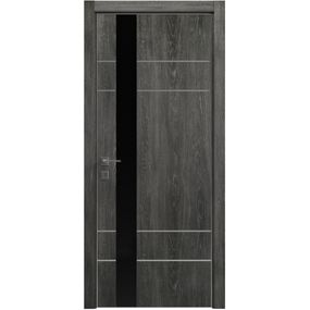 Двери межкомнатные Rodos MODERN Flat-05 INSIDE дуб шале графіт