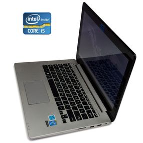 Ультрабук Б-клас Asus Q301L / 13.3" (1366x768) TN Touch / Intel Core i5-4200U (2 (4) ядра по 1.6 - 2.6 GHz) / 12 GB DDR3 / 256 GB SSD / Intel HD Graphics 4400 / WebCam б/в