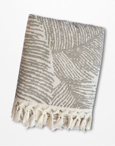 Рушник пляжний пештемаль Pupilla 90 х 170 см, Maxel Bej