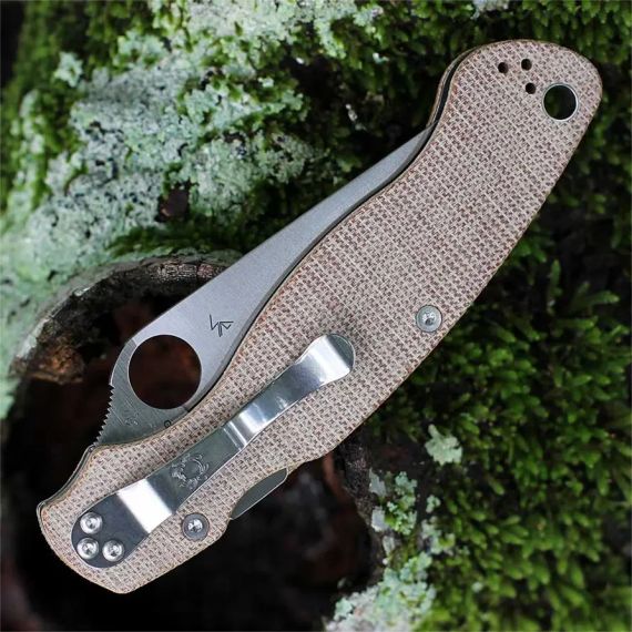 Ніж Spyderco Military 2 Micarta Brown | Зображення 5