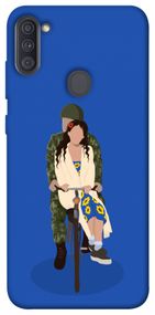 Чохол IBANAN Військова парочка для Samsung Galaxy A11