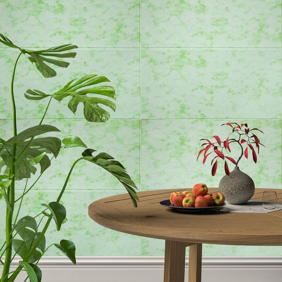 Панель стінова 3D 700х700х5мм Мармур зелений (D) SW-00002441 | Зображення 4