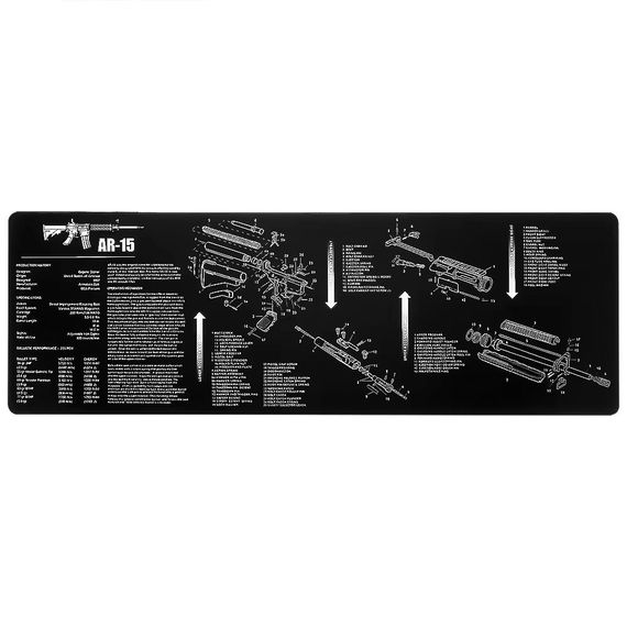Килимок UAD для чищення зброї 90х30 см AR-15 | Зображення 1