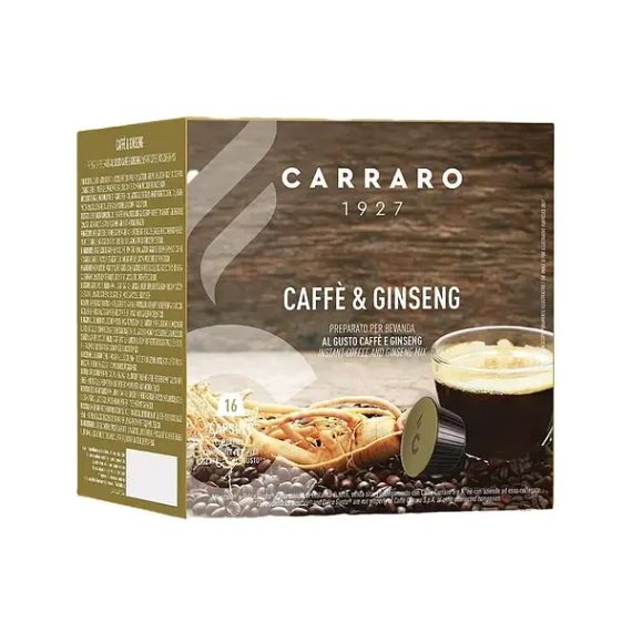 Кофе в капсулах Carraro Dolce Gusto Ginseng 16 шт Женьшень Дольче Густо Италия