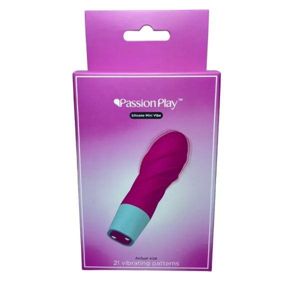 Міні-вібратор з рельєфом Passion Play, 10 режимів вібрації, рожевий Sex Aura | Зображення 6