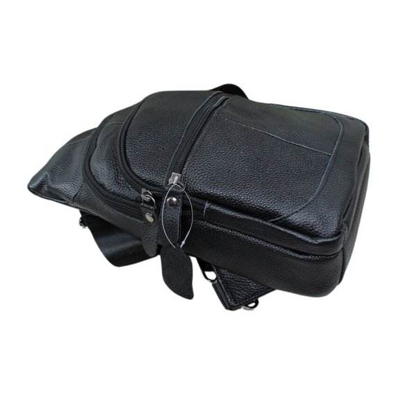 Сумка через плече чоловіча з натуральної шкіри. Джокер чоловічий. Чоловічий слінг з натуральної шкіри | Зображення 5