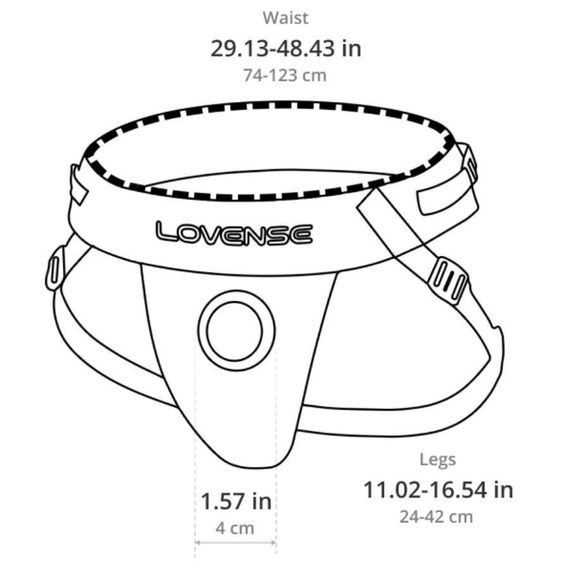 Трусики для страпона Lovense Strapless Harness, для Lovense Lapis strap-on та інших моделей sexstyle | Зображення 5