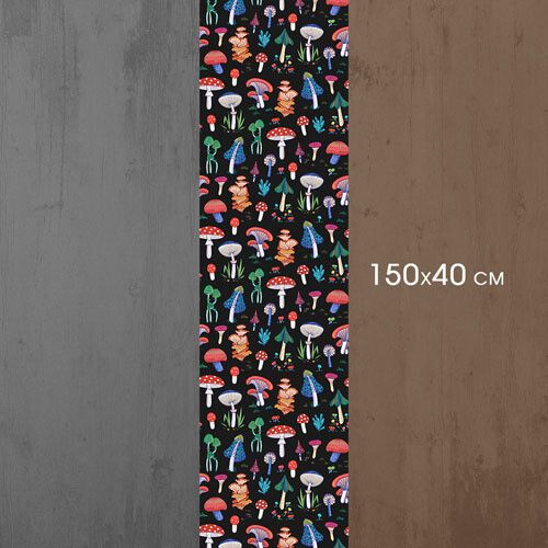 Доріжка на стіл Гриби 150x40 см (DR__24A022) | Зображення 2