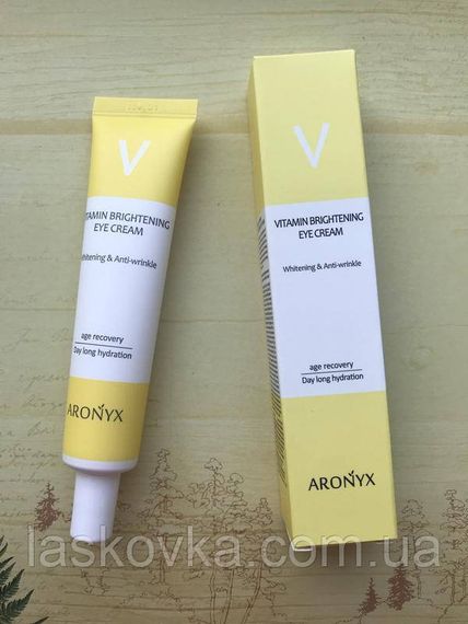 Вітамінний освітлювальний крем для очей Aronyx Vitamin Brightening Eye Cream, 40 мл | Зображення 1