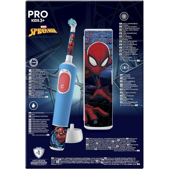 Електрична зубна щітка Oral-B D103.413.2KX Spider-Man | Зображення 2