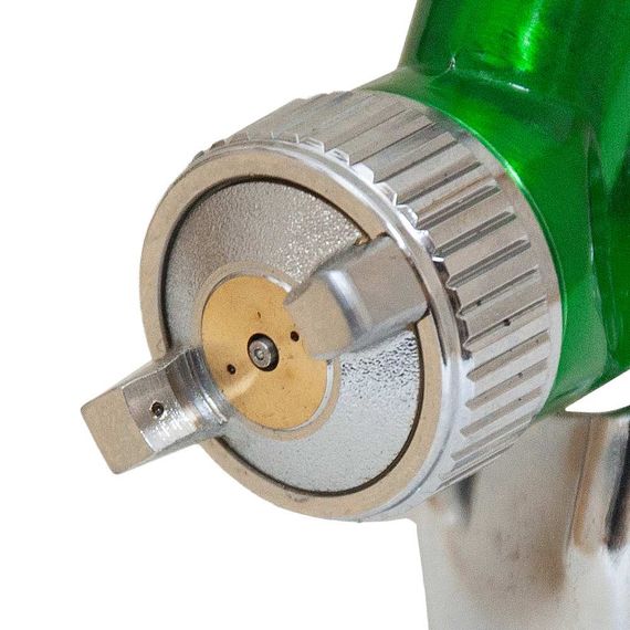 Фарборозпилювач Sigma HVLP-mini 0.8 мм з верхнім баком 100 мл Green (6812041) | Зображення 1