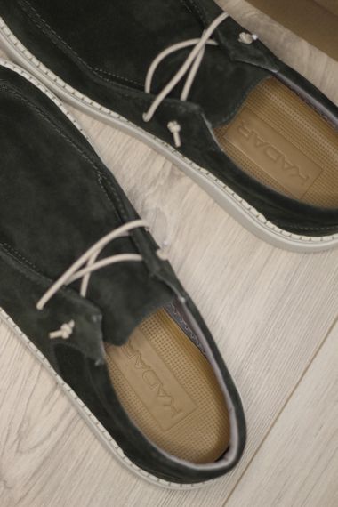 Сучасні топсайдери Kadar зеленого кольору 40 розмір | Зображення 5