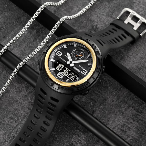 Годинник S2kmei 1655GDBK Gold-Black SALE | Зображення 3