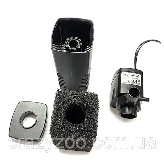 Внутрішній фільтр для акваріуму SunSun JP-022F 8 Вт 600 л/год до 100 л | Зображення 6