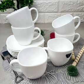 Чайный сервиз Luminarc Carine White Q0881, 12 предметов, на 6 персон
