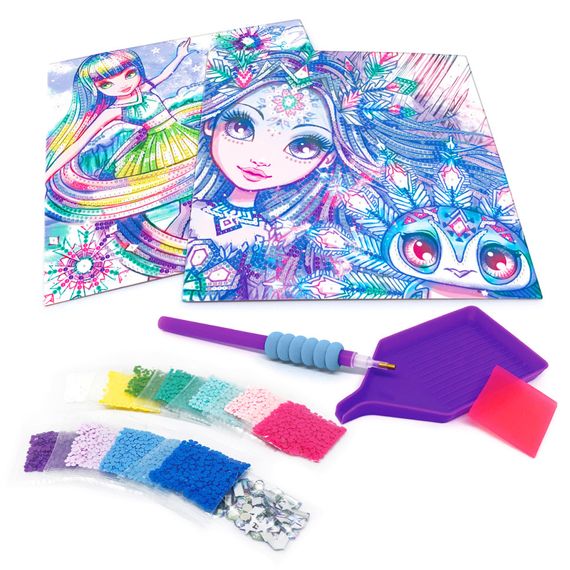 Набор для творчества с алмазной мозаикой Морозное сияние Nebulous Stars 11126 с аппликатором-ручкой | Зображення 1