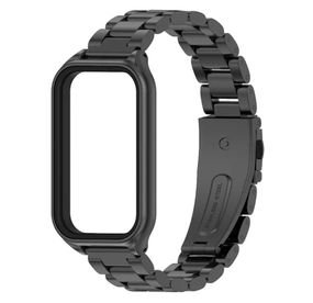Металевий ремінець Mijobs для фітнес браслета Xiaomi Mi Smart Band 8 Active - Black