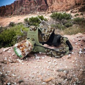 Фонарь налобный 2130-T6 Military, аккумуляторный 18650 х 2, zoom, зарядка micro USB, DE-125 Головной фонарик