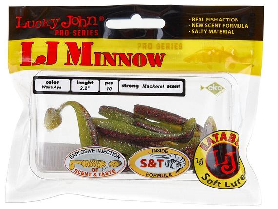 Виброхвосты 2,2" LJ Лаки Джон MINNOW 142-Т44 | Зображення 1