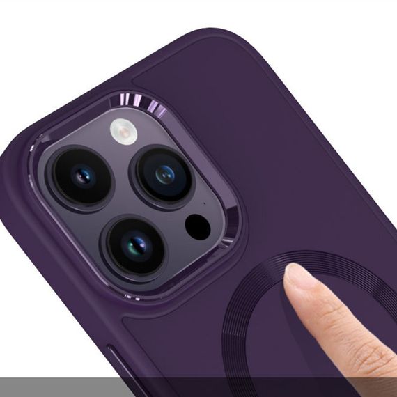 TPU чохол Bonbon Metal Style with MagSafe для Apple iPhone 13 Pro (6.1") | Зображення 3