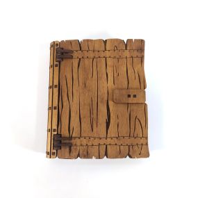 Скринька Книга Майстерня містера Томаса 15х17х4 см фанера Полісандр