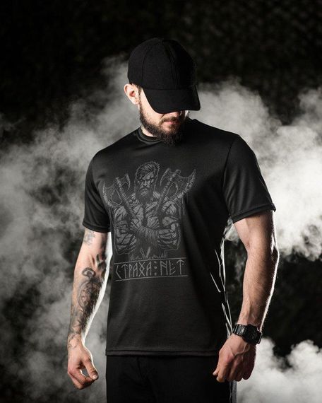 Тактична футболка Oblivion black Страху немає ДЛ6588 | Зображення 4