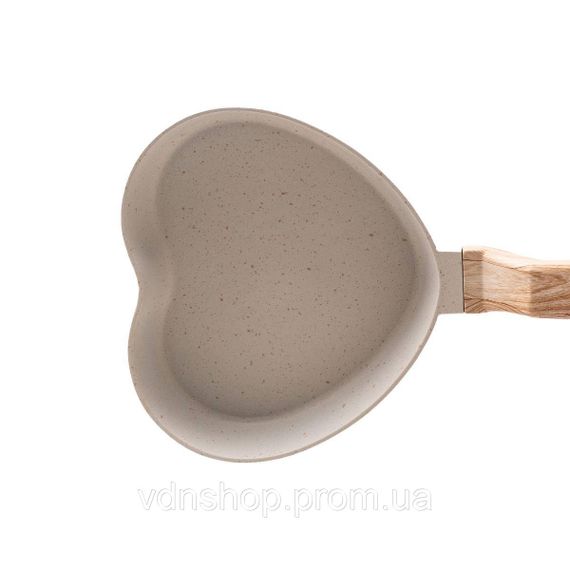 Сковорідка для омлету з антипригарним покриттям 16*13*5,3 см бежева HP39574W | Зображення 4
